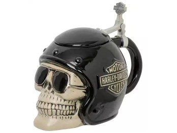 Harley-Davidson Skull Rider Stein Krug