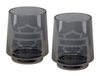Harley-Davidson® Bar & Shield Glasset, Rauchgrau / HDL-18821
