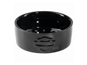 Harley-Davidson Fressnapf Open Bar & Shield Keramik schwarz