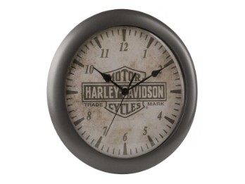 Harley-Davidson Trademark Logo Clock