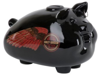 Harley-Davidson Spardose Hog Bank Tank Graphic schwarz