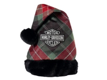 Harley-Davidson Santa-Mütze ''Holiday Plaid''