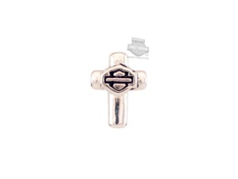 Harley-Davidson Edelstahl Kreuz B&S Gold