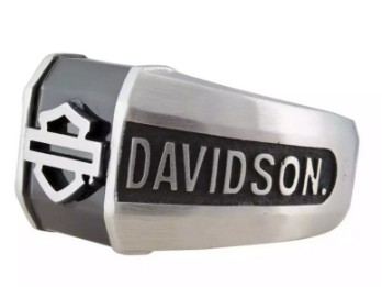 Harley-Davidson Ring Outline B&S Collegiate Silber