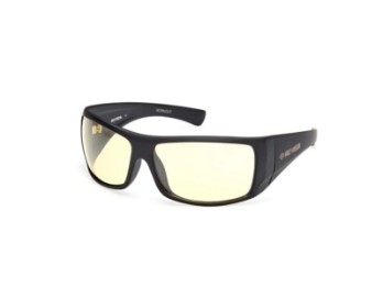 Harley-Davidson Herren-Trainingssonnenbrille – Mattschwarz/Hydrophobe Beschichtung, Rauchglas HZ0013/S J02