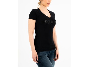 Rokker Lady T-Shirt black in black 4109