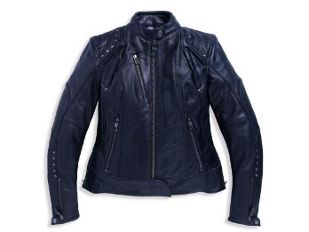 Harley-Davidson Damen Lederjacke Queen II Asphalt Schwarz 97170-23EW  3XL