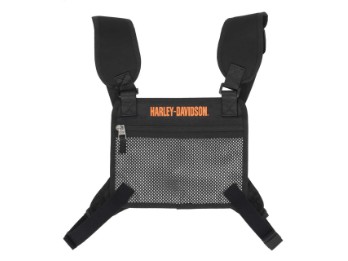 Harley-Davidson® Herren-Brusttasche mit HD-Logo und reflektierendem Futter – Schwarz MHM008/08