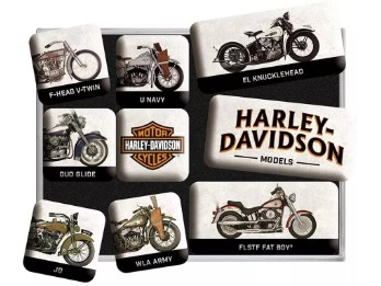 Harley-Davidson Magnet-Set Models