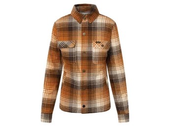 Harley-Davidson Rokker Damen Rider Shirt Houston Lady AA camel braun 547971