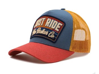 Harley-Davidson Rokker Trukker Cap Just Ride blau/rot/gelb 913731