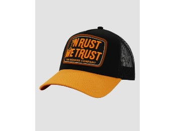 Rokker Trukker Cap in Rust we trust Black/Yellow 913891