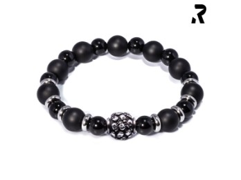  Doppel Totenkopf Armband DRAKE  / ABE2022004
