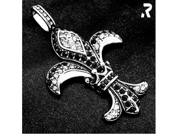 fleur-de-lis-lilie-anhaenger-edelstahl-schwarz-silber-schmucksteine-rockyfy-02-04_600x600
