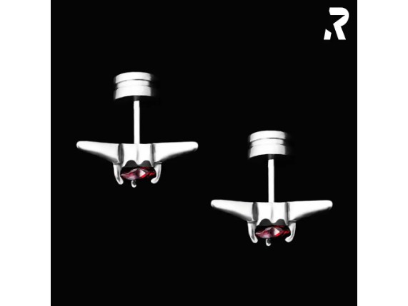 Fluegel Ohrstecker rotes Herz Ohrstecker mit Drehverschluss Engelsflgel Ohrschmuck Bikerschmuck Rockyfy 03_1920x1920