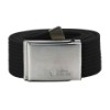 Canvas Belt Schwarz