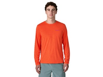 Men's Long-Sleeved Capilene Cool Daily Shirt - Boardshort Logo 