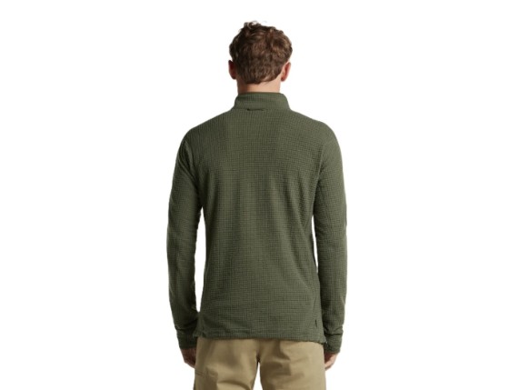 400 RF Grid Half Zip back