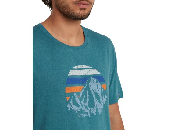 Bali Retro Sunset Tee Men in Hydra
