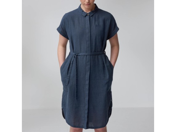 Fjäll Räven Övik Hemp Dress Woman Kleid in Mountain Blue