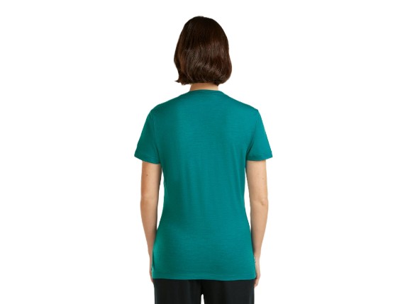 Icebreaker 150 Tech Lite Merino T-Shirt  Women in Tidal Teal