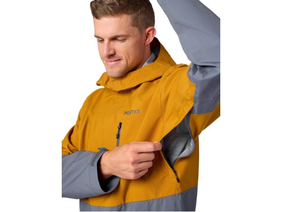 Marmot PreCip Evo Pro Jacket Men in Honey Glaze / Steel