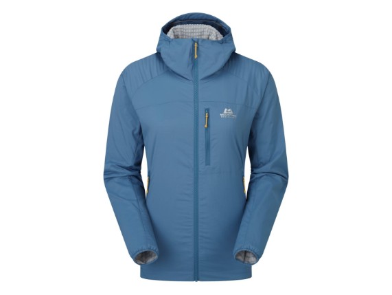 Mountain Equipment Aerotherm Jacket Women in Stellar Blue