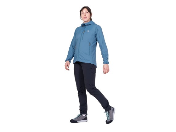 Mountain Equipment Aerotherm Jacket Women in Stellar Blue