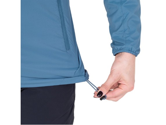 Mountain Equipment Aerotherm Jacket Women in Stellar Blue