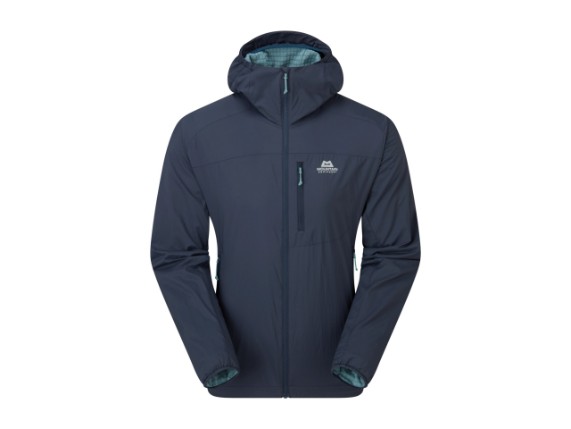 Mountain Equipment Aerotherm Mens Jacket Softshell-Jack in Blue Nights