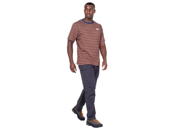 Mountain Equipment Lava Tee Men T-Shirt in Stange Stripe