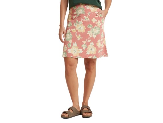 Padma Pull On Skirt Women in Brick Dust Floral