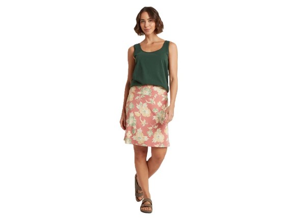 Padma Pull On Skirt Women in Brick Dust Floral