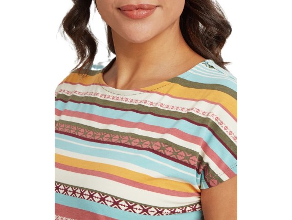 Sherpa Neha T-Shirt in Evergreen Indreni