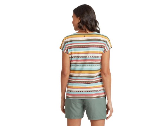 Sherpa Neha T-Shirt in Evergreen Indreni