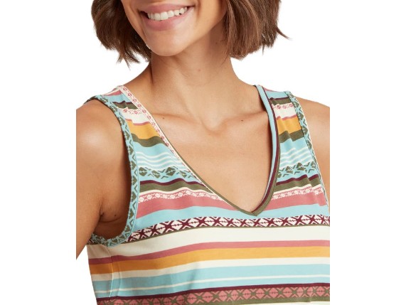 Sherpa Neha Tanktop mit V-Ausschnitt in Evergreen Indreni