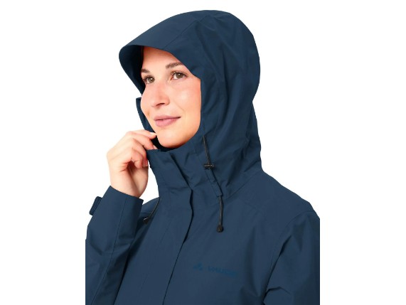 VAUDE Strathcona Damen Regenjack in Dark Sea