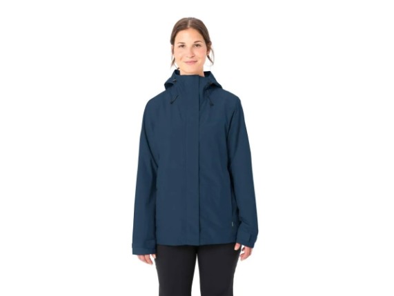 VAUDE Strathcona Damen Regenjack in Dark Sea