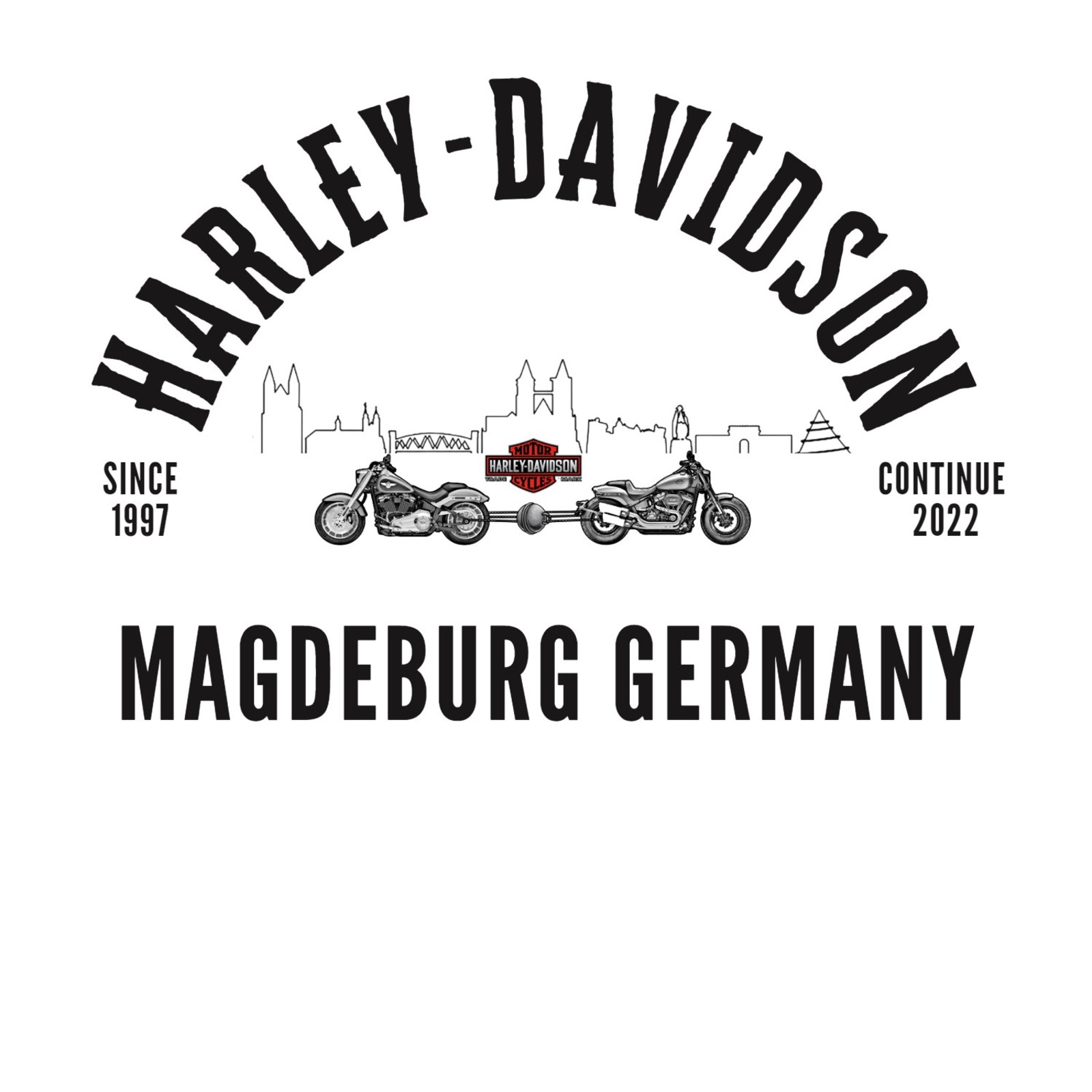 Retro Aufkleber für Harley Davidson Built for Speed Helm