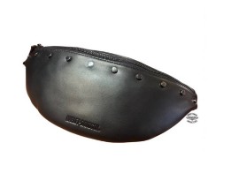 Harley-Davidson® Ledertasche mit Nieten und geprägtem Logo