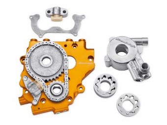 SCREAMIN’ EAGLE UPGRADE-KIT AUF HYDRAULISCHEN STEUERKETTENSPANNER UND HIGH FLOW ÖLPUMPE