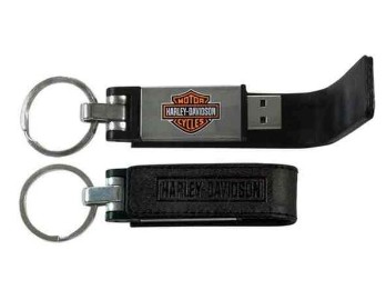 Bar & Shield Metall USB-Stick mit Ledertasche