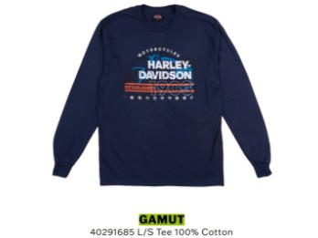 Dealershirt Longsleeve Gamut Harley-Davidson Magdeburg