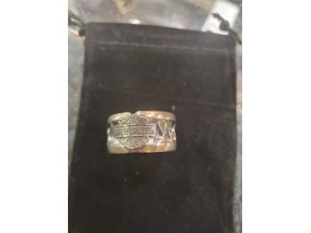 HDR012XL14 Plain silver ring