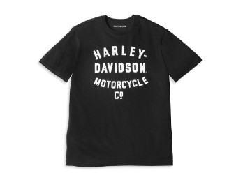 Herren Racer Font Motorcycle Co. Grafik-T-Shirt