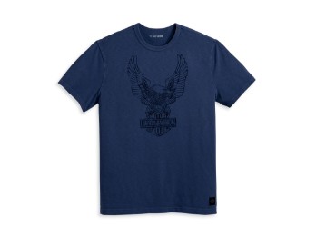 Herrenshirt Eagle Blue