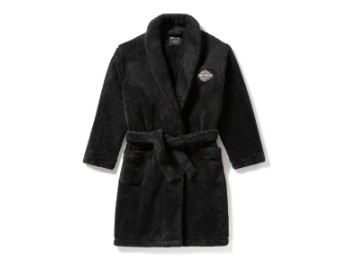 Bademantel Bar & Shield Robe Herren Schwarz 