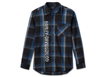 Hemd "Bagger" für Herren Schwarz