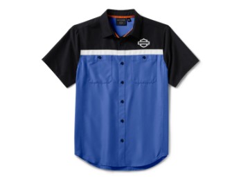 Hemd Vented Colorblock - für Herren Nebulas Blue & Harley Black