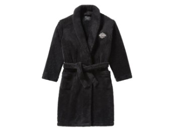 Bademantel Bar & Shield für Herren schwarz